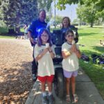 Mira and Duncan Belcher with Dean and Teresa