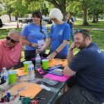 Volunteers candid